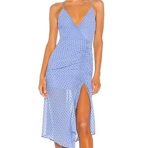 NBD Revolve Midi Dress Size S Blue 'Andre" NWOT